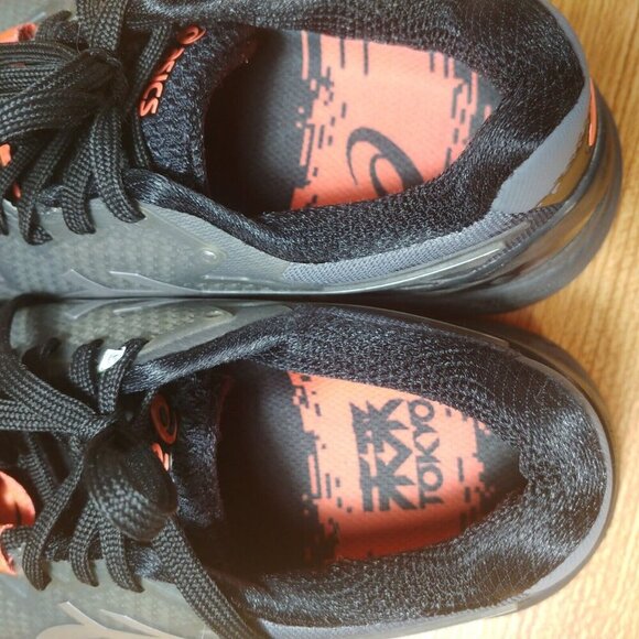 ASICS Women's Black and Gray Athletic Shoes - Picture 6 of 7